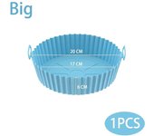 Airfryer Reusable Oven  Tray Silicone Mold for Pizza Fried Chicken Basket Air Fryer Accessories