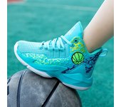 Zapatillas de baloncesto antideslizantes para niños y niñas, zapatillas deportivas atléticas para correr