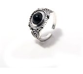 Anillo de juego Dark Souls  anillo de estilo Vintage de zafiro negro y rojo  anillos de Metal ajustables para mujeres y hombres  accesorios de joyería para disfraz  regalo