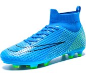 Botas de fútbol para Hombre, Mujer y Niño Zapatos de Futbol Multitacos Pisa Fuerte en el Campo