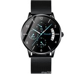 Reloj mecánico automático ultra fino para hombres versión coreana estudiante reloj de cuarzo