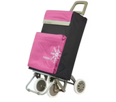 Multi Carro Carrito de Compra Plegable Ligero Bolsa Termo 90x30x39cm 4 Ruedas Resistentes 40 Litros