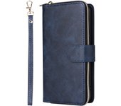 Wallet Case for Samsung Galaxy S8 S9 S10 S10E S20 fe S21 FE S22 Plus S23 Ultra Note 10 20 Vintage PU Leather Zipper Pocket Cover