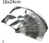 Silver Aluminum Foil Heat Seal Food Saver Bag Kitchen Tool Storage Pouches Vacuum Bags Food Sealer