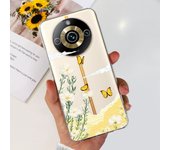 For Realme 11 Pro Plus Case Luxury TPU Soft Phone Back Cover For Realme 11Pro Pro+ 5G Silicone Protection Bumper Rose Heart Capa