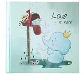 20 Sheets/40 Pages Self-adhesive Film Diy Album 28x26cm High-capacity Film Covered DIY Photo Album Handmade INS