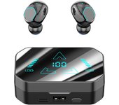 M49 Mirror Case TWS Wireless In-Ear Headphones HiFI Stereo Music Player, Wireless Bluetooth Headphones