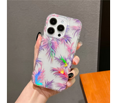Luxury Fashion Colorful Flowers Phone Case for iPhone 16 Pro Max 15 Pro Max 16e 14 Pro Max 13 Pro Max Transparent High Quality Back Cover