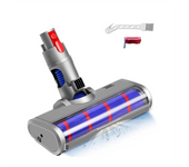 Vacuum Motorhead Attachment for Dyson V7 V8 V10 V11 V15 LED Light with Switch Button for Hard Floors & Low Carpet