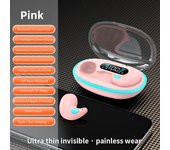 VAORLO Ultra Small Invisible Wireless Bluetooth 5.3 Earbuds Dynamic HIFI Surround Stereo Mini Earphones For Sports Gaming Sleep