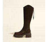Botas Ajustadas Botas De Mujer Botas Altas Botas De Lana
