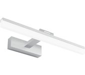 Lámpara LED de 32W Lámpara de espejo Aplique Blanco Frio 6000K Luz natural para Espejo Muebles de Maquillaje Aparato Montado en la Pared, Negro, 120CM