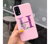 Lovely Alphabet Case For Oppo Realme X7 Pro 5G RealmeX7 Phone Case Silicone Soft Back Cover For Realme X7 X 7 Pro Coque Funda