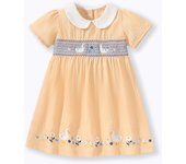2024 Baby Girls Casual Clothes Cotton Lovely Kids Summer Dress for Toddler Infant Children 2 to 7 years