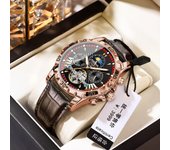 Reloj mecánico automático para hombres waterproof reloj luminoso