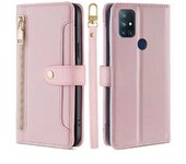 Magnético Multifuncional Moda Cremallera Funda de Cuero Solapa OnePlus Nord N10 5G, Cuerda Colgante Funda protectora