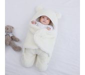 Newborn Baby Wrap Blankets Soft Baby Sleeping Bags Thicken Bedding For Newborn Fleece Infant Sleepsack 0-9 Months
