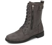 Nuevas botas Martin de tacón bajo con cordones y punta redonda