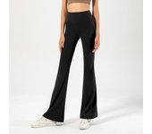 Seamless Yoga Flare Women's High Waist Slim Hip Lifting Legging Sports Fiess Casual Dance Wide Leg Pants