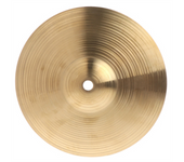 10-Inch Brass Cymbal Metal Crash Cymbal Drum Cymbals Drum Percussion Musical Instrument for Players