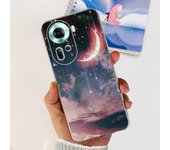 For Oppo Reno11 CPH2599 Case Reno8 T 4G CPH2599 Cover Soft TPU Clear Silicone Bumper Flower Women Fashion Coques Capa Reno 11 5G
