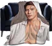 Jackson Wang Blanket Super Soft Blanket Flannel Blanket Air Conditioning Blanket Student Blanket Soft Thermal Printing Blanket