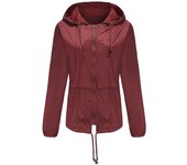 Women's waterproof short thin windbreaker