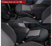 Suitable for Fiat 500 CA armrest, central store armrest with USB cup holder Count