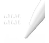 10Pcs Silicone Replacement Tip Case Protective Cover for Apple Pencil 1St 2Nd Touchscreen Stylus Pen Case White