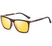 Nuevas gafas de sol polarizadas para hombres y mujeres, gafas de sol coloridas, gafas de sol, gafas de visión nocturna de moda, patas de gafas de aluminio y magnesio