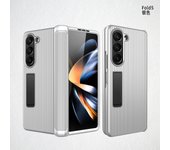 Slim Plastic For Samsung Galaxy Z Fold 5 Case Suitcase Stand Glass Film Hinge Protection Cover