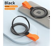 Soporte de Anillo magnético para teléfono móvil, soporte de agarre con Correa, Compatible con iPhone 12, 13, 14, MagSafe