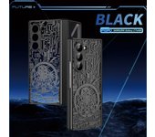 Mechanical For Samsung Galaxy Z Fold 6 Case Plastic Clear Back Hinge Protective Film Glass Cover