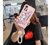 Funda de silicona Pulsera a prueba de golpes, parachoques para Xiaomi Redmi Note 11T 5G/ Poco M4 Pro 5G