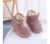 Botas De Nieve Para Niñas Zapatos De Algodón Cálidos Gruesos De Lana Para Niños
