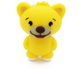 JASTER Cute Bear USB Flash Drives 64GB Cartoon Pen Drive 32GB Creative Gifts for Kids Memory Stick 16GB Free Key Chain Pen Drive