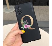 For Xiaomi Poco X4 Pro 5G Case Soft Letters Alphabet Painted Phone Cover For Xiaomi Poco M4 Pro 4G Funda PocoX4 M4 Pro 2022 Capa