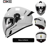 Casco moto integral hombre mujer aire libre trail Deportes Protector