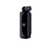 LED Power Digital Display Bluetooth Wireless Headphones Retractable Collar Clip Single Headset Retractable with Wire