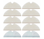 10PCS Mop Pad for Roborock Q5 Pro/Q8 Max/Q8 Max+/Q7/Q7+/Q7 Max/Q7 MAX+/S5/S50/S51/S55/S5 MAX Robot Vacuum Cleaner