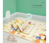 Bebé jugar estera plegable 180x160 impermeable portátil alfombra de piso con bolsa de viaje juguetes de actividades recomendadas para los niños, gatear estera engrosada casa gatear estera