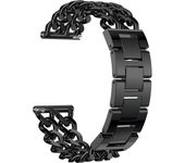 Luxury Watchband Replacement Strap For Samsung Galaxy Watch 46mm SM-R800 Smartwatch band Width 22mm Watch Straps Metal Wristband