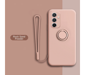 Funda magnética de silicona líquida para Samsung A55 5G A35 A15 A25 A54 A14 A34 A24 A53 A52 A13 A16 A26 A36 A56 cubierta de teléfono con soporte de anillo