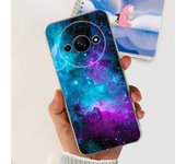 For Funda Xiaomi Redmi A3 Case 2024 Fashion Flower Transparent Silicone Soft TPU Phone Case For Xiomi Redmi A3 RedmiA3 4G Covers