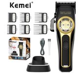 Kemei 2373 Barber Fade Hair Clippers Professional Cordless Hair Trimmer Electric Men Hair Cutting Machine Magnetic Motor 8800RPM