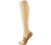 Sports pressure elastic copper ion compression socks, long tube socks