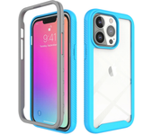 Carcasa de tres defensas del iPhone de Apple 11 12 13 14 pro Max mini 11 pro Max 12 pro Max 14 plus 14 pro plus funda de silicon
