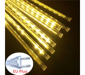 8 Tubes Meteor Shower Rain Led String Lights Street Garlands Christmas Tree Decorations for Outdoor New Year Fairy Garden Lights