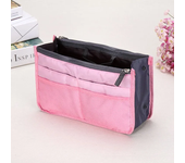 Multi Functional Large Capacity Makeup Bag Portable Double Zipper Toiletries Travel Storage Bag Mommy Bag Multi Pocket Cosmetic