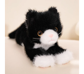 Juguetes de peluche de gato de simulación para niños y niñas, modelo de gatito de 5 colores, animales realistas falsos, regalo del Día de San Valentín, nuevo